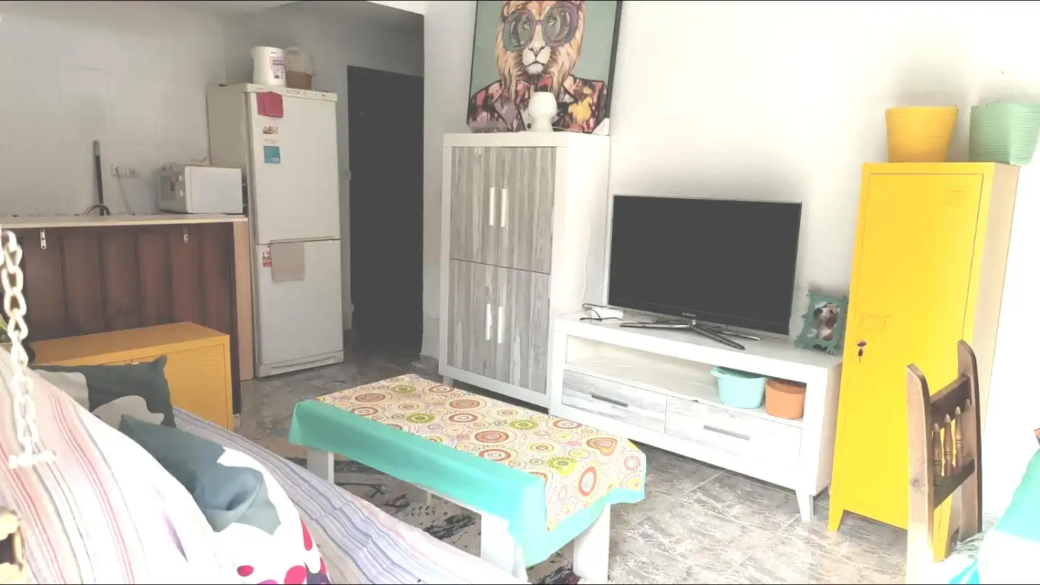 Sala de estar de Casa o chalet en venta en Mazarrón con Amueblado, Horno y Lavadora