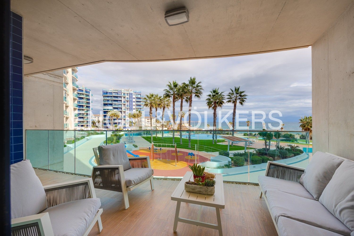 Terrace of Apartment for sale in Torrevieja  with Air Conditioner, Heating and Terrace