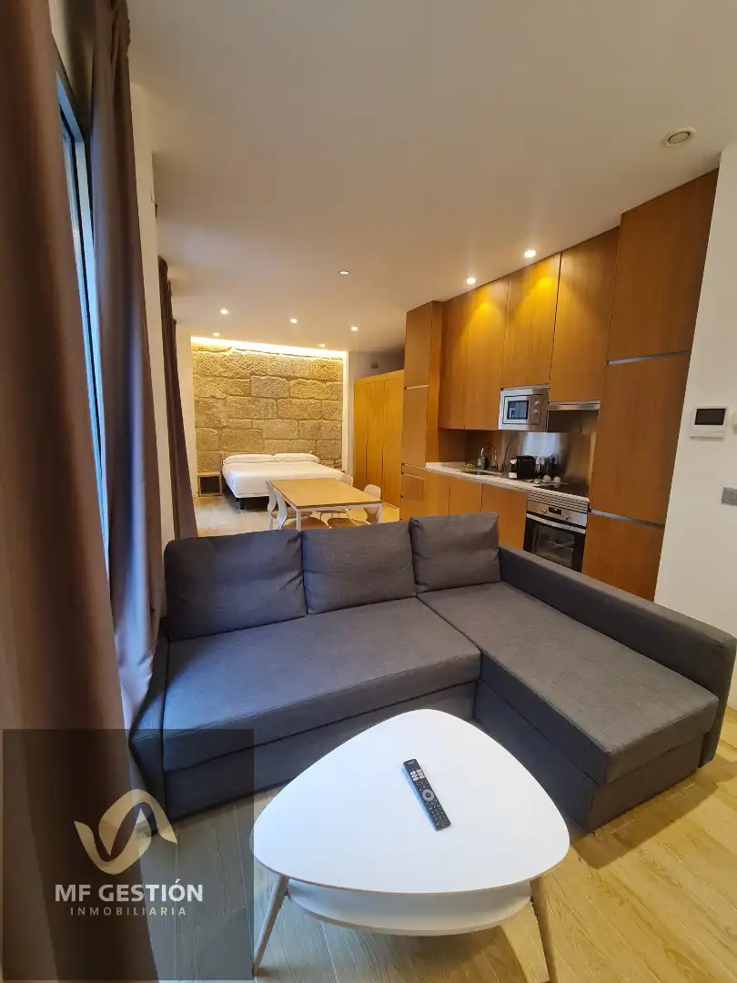 Living room of Study for rent in Vigo   with Air Conditioner, Heating and Furnished