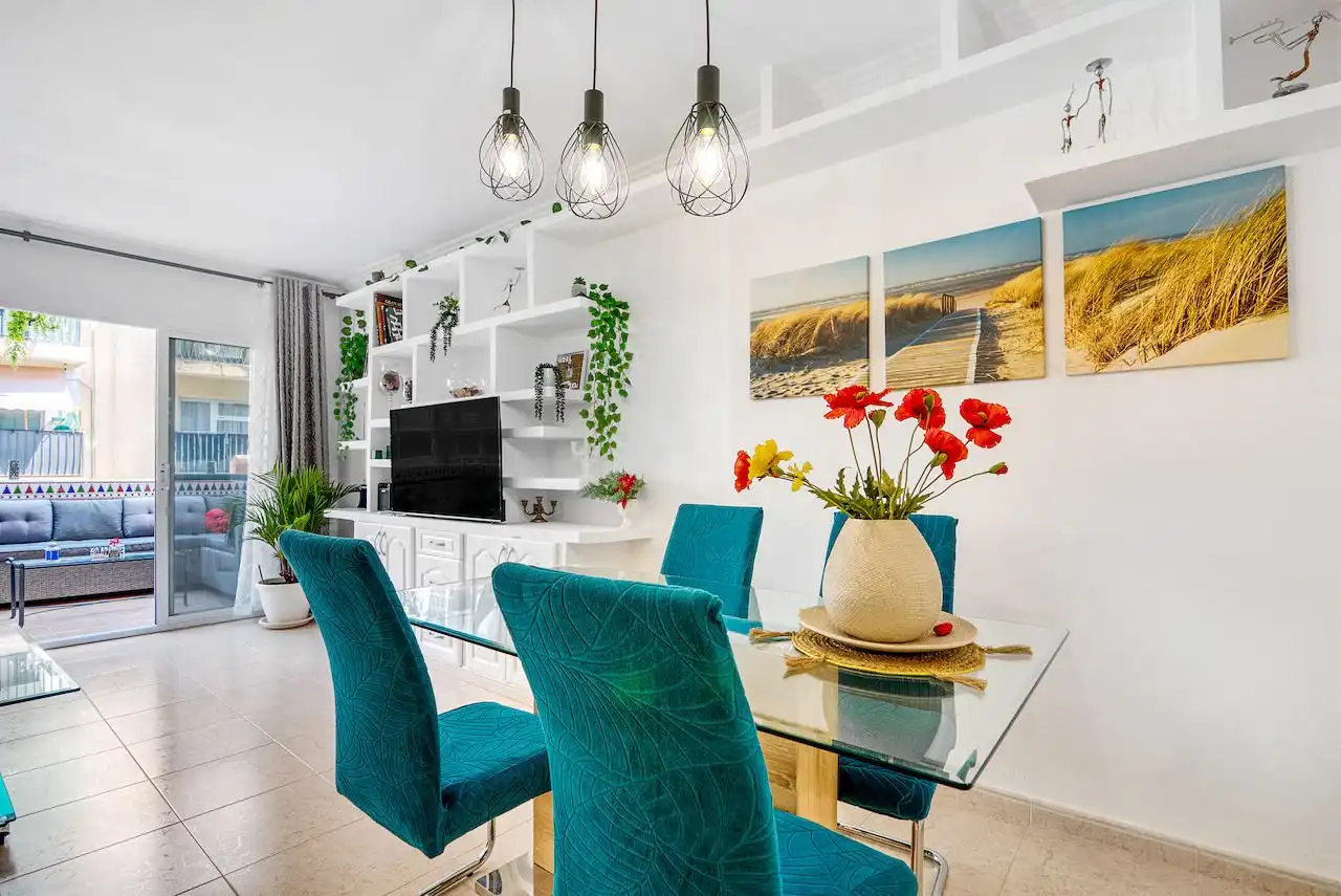 Comedor de Apartamento en venta en Calpe / Calp con Aire acondicionado, Calefacción y Terraza