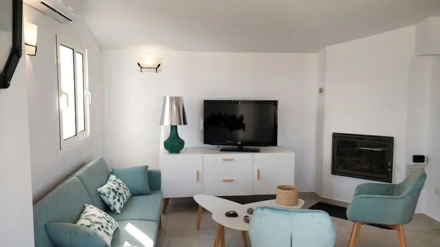 Sala d'estar de Casa o xalet en venda en Dénia amb Aire condicionat, Calefacció i Jardí privat