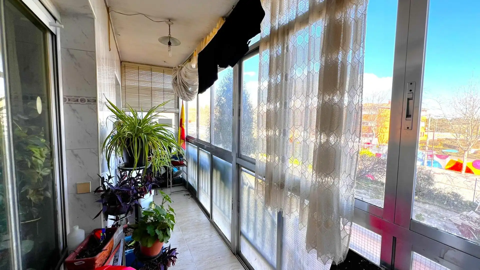 Terraza de Piso en venta en Móstoles con Jardín privado