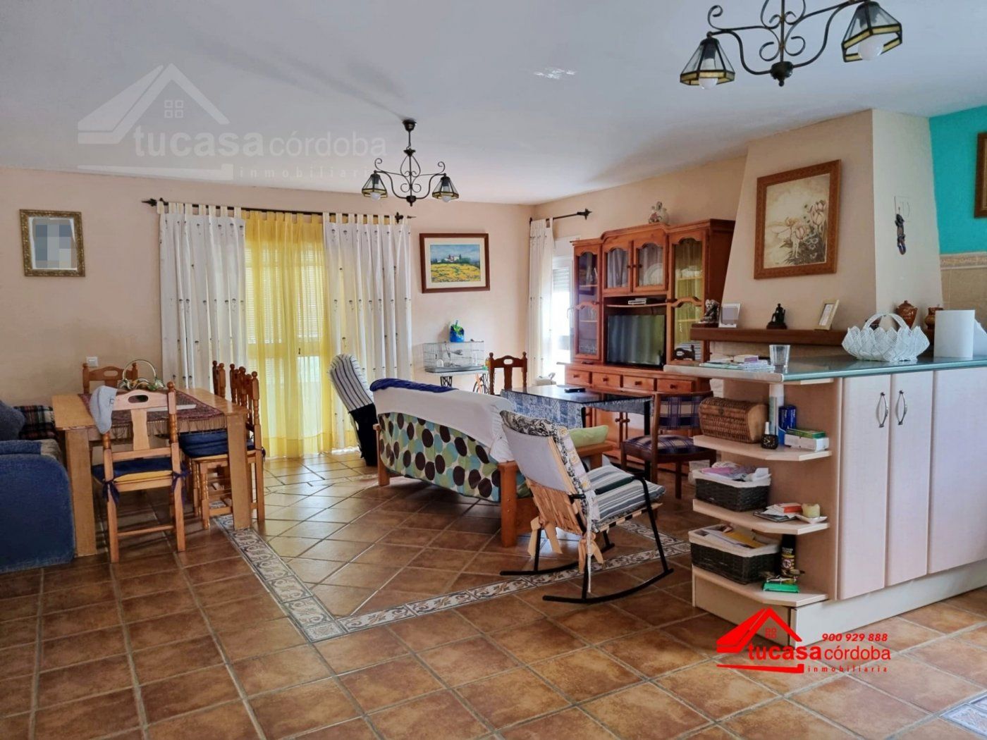 Wohnzimmer von Country house zum verkauf in Almodóvar del Río mit Heizung, Terrasse und Schwimmbad