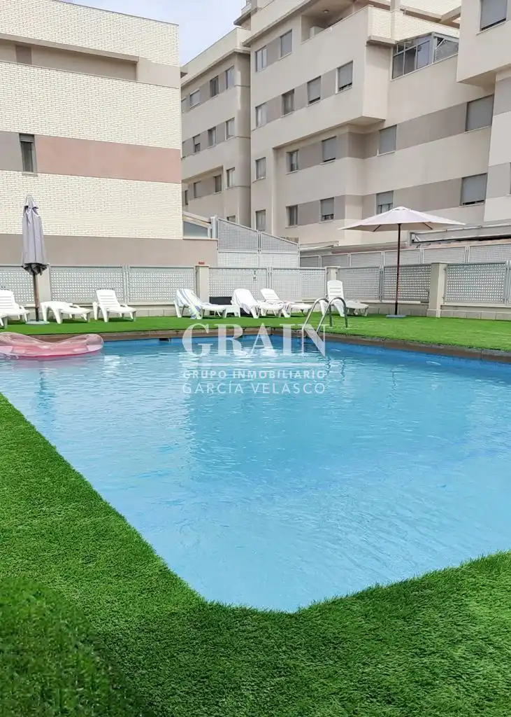 Swimming pool of Flat for sale in  Albacete Capital  with Heating, Storage room and Swimming Pool