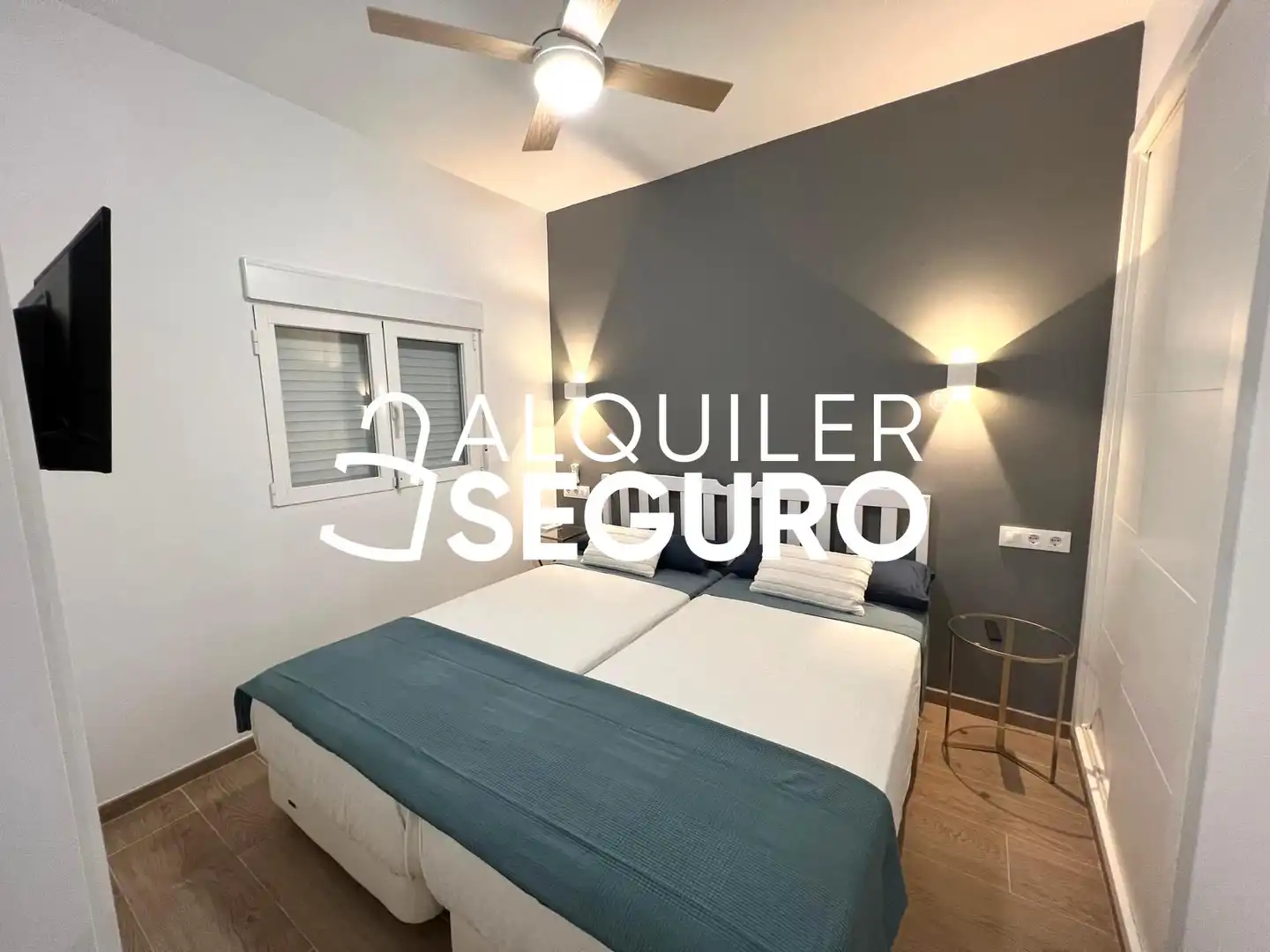 Bedroom of Flat for rent in Calpe / Calp  with Air Conditioner, Heating and Terrace
