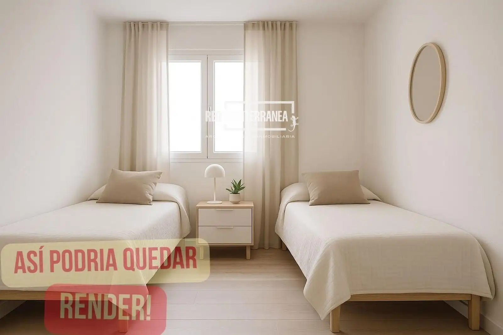 Schlafzimmer von Wohnung zum Verkauf in Gandia mit Klimaanlage, Heizung und Terrasse