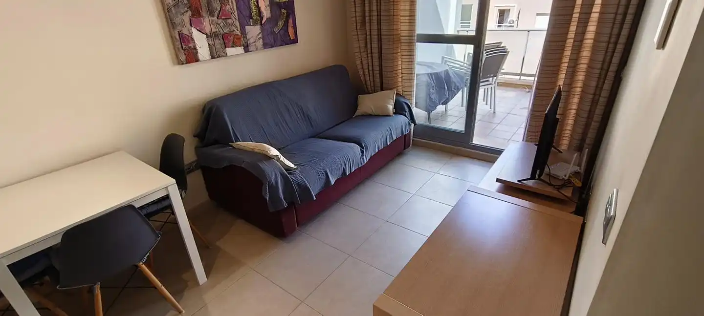 Sala d'estar de Pis de lloguer en Puerto Rey