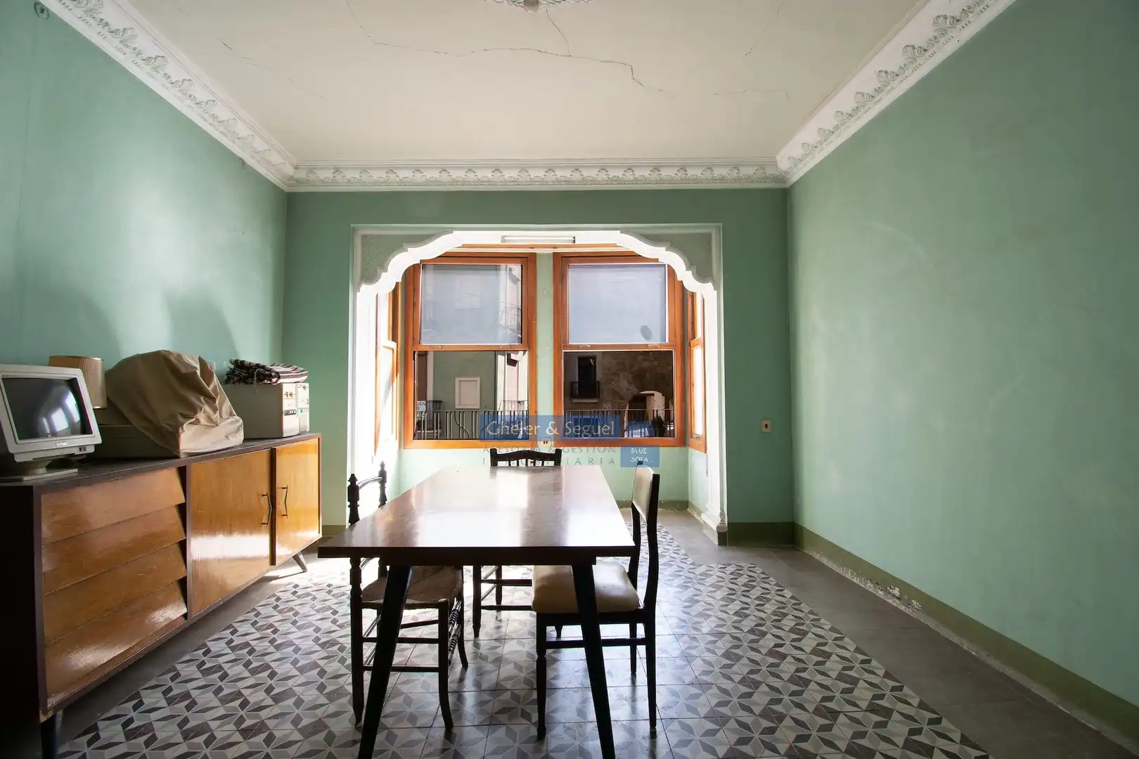 Esszimmer von Dachboden zum Verkauf in Segorbe mit Terrasse