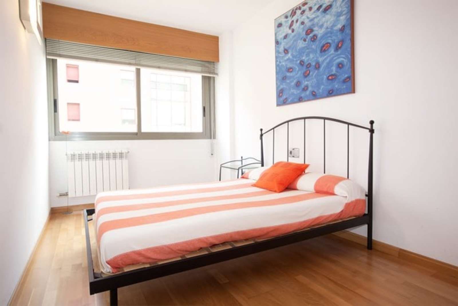 Schlafzimmer von Wohnung zur untervermieten in  Barcelona Capital mit Klimaanlage, Heizung und Terrasse