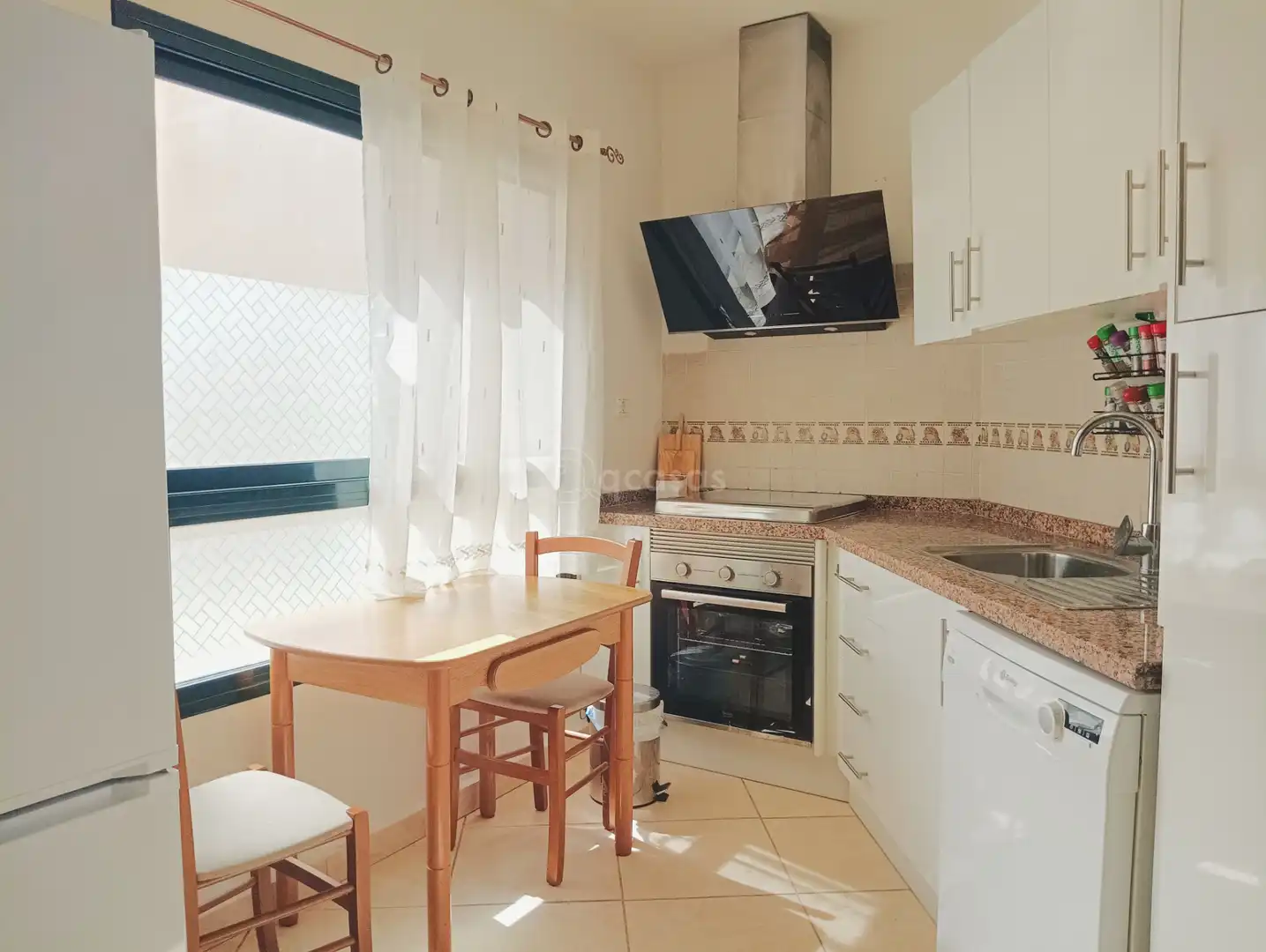 Cocina de Apartamento en venta en Torremolinos con Aire acondicionado, Amueblado y Horno