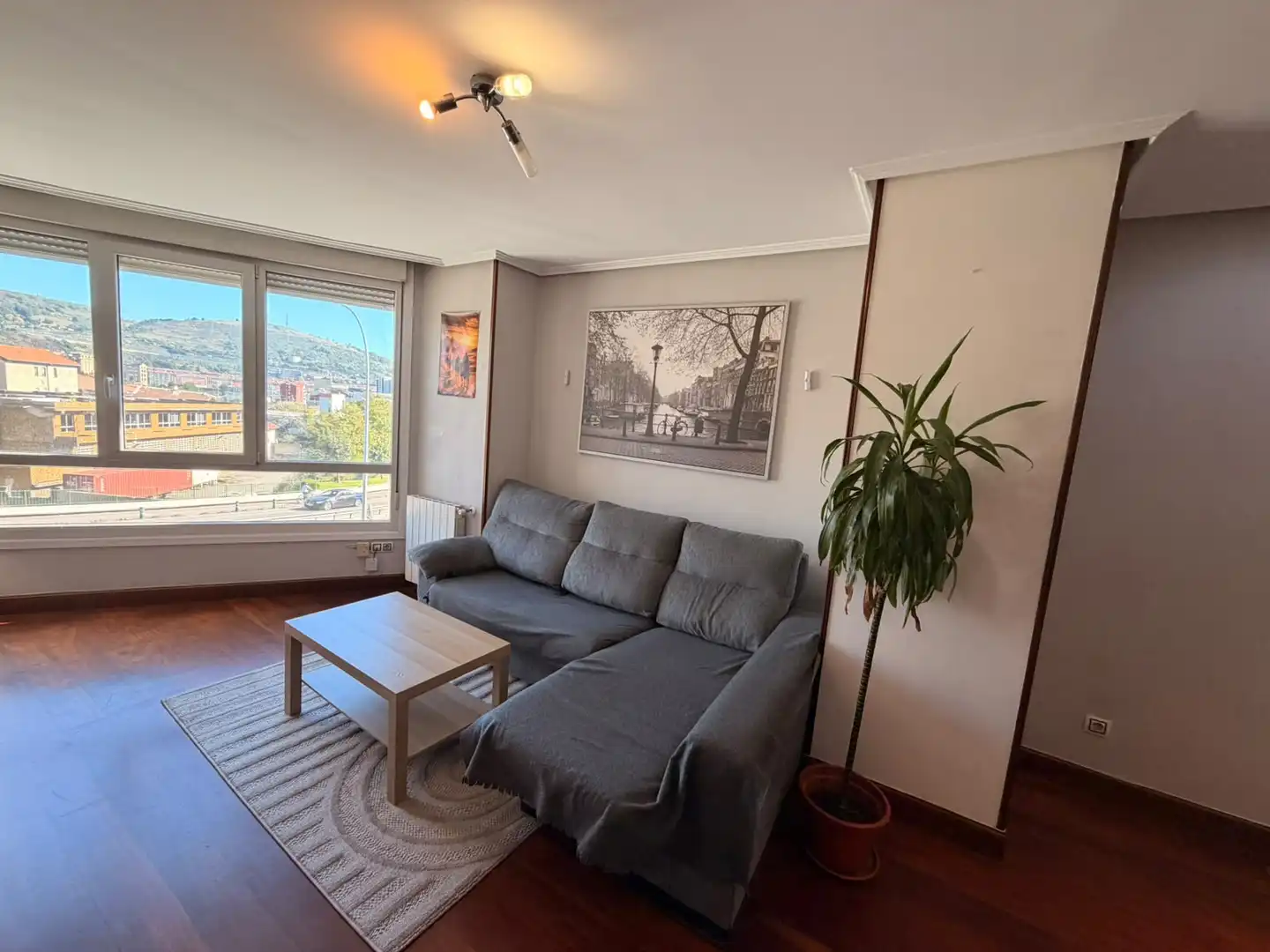 Sala de estar de Piso en venta en Barakaldo  con Calefacción, Parquet y Amueblado