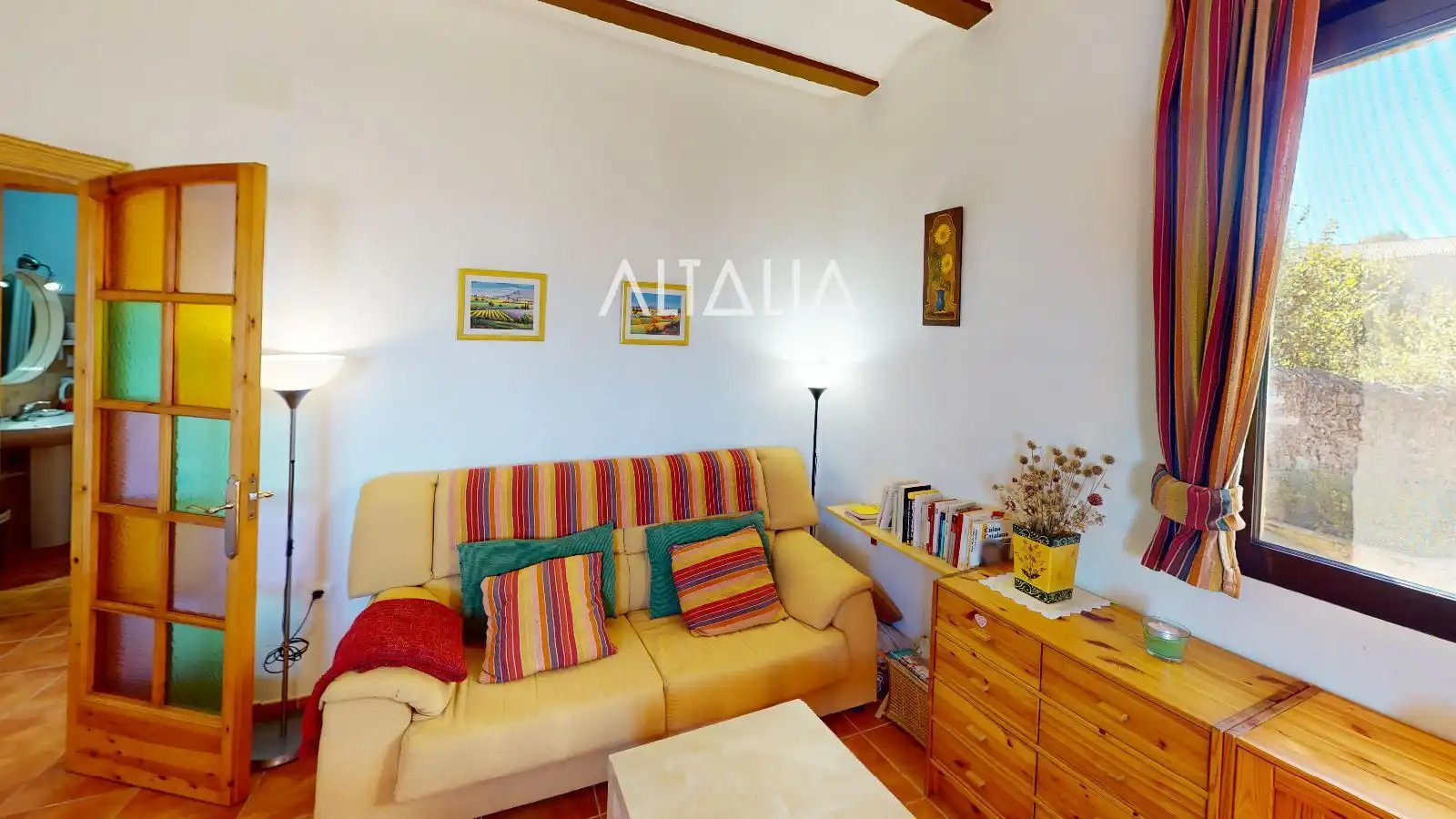 Sala d'estar de Casa o xalet en venda en Chumillas amb Calefacció i Jardí privat