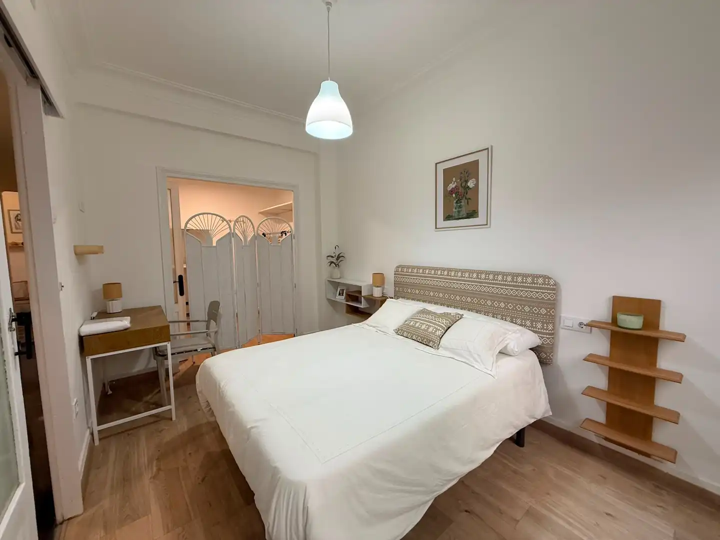 Bedroom of Flat for rent in Ferrol  with Heating, Parquet flooring and Terrace