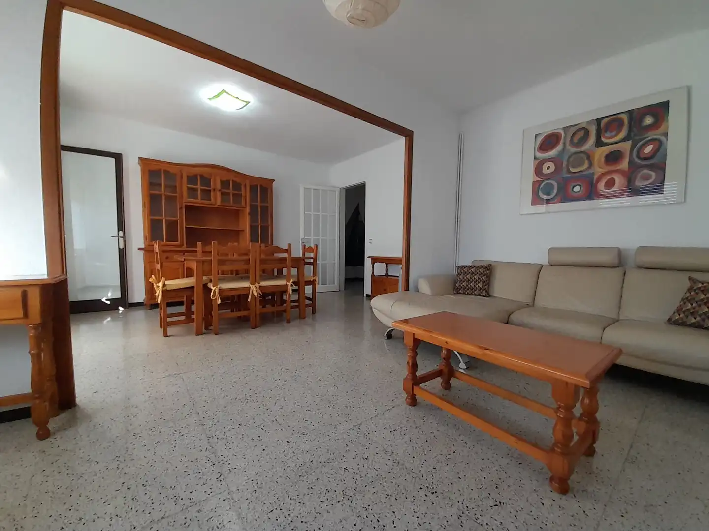 Living room of Flat for sale in Olot  with Heating, Storage room and Balcony