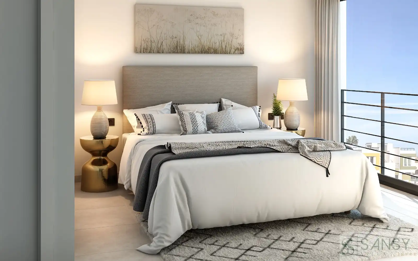 Bedroom of Houses for sale in Teulada  with Air Conditioner, Heating and Community pool
