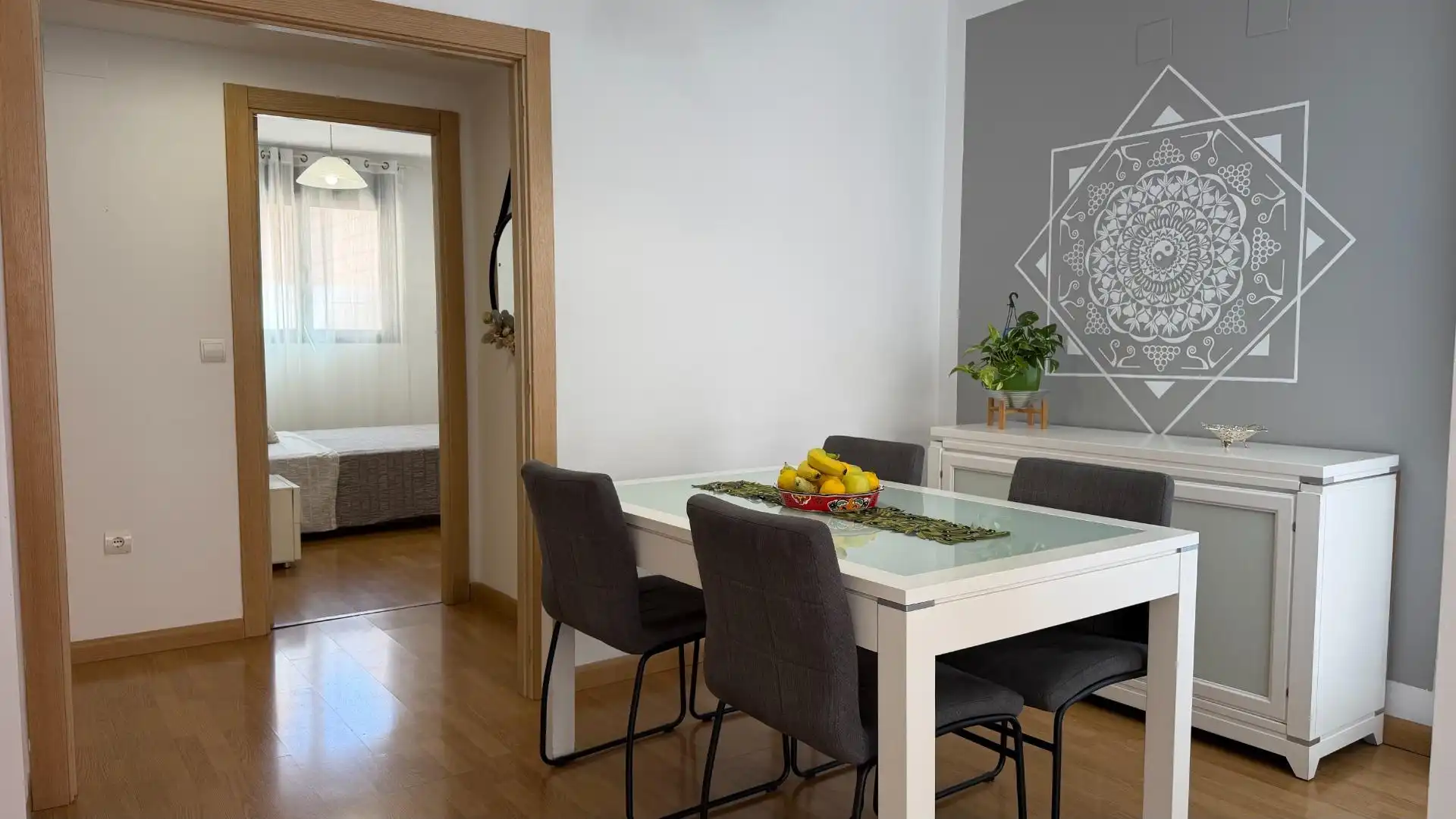 Dining room of Flat for sale in Valencia  with Air Conditioner, Heating and Parquet flooring