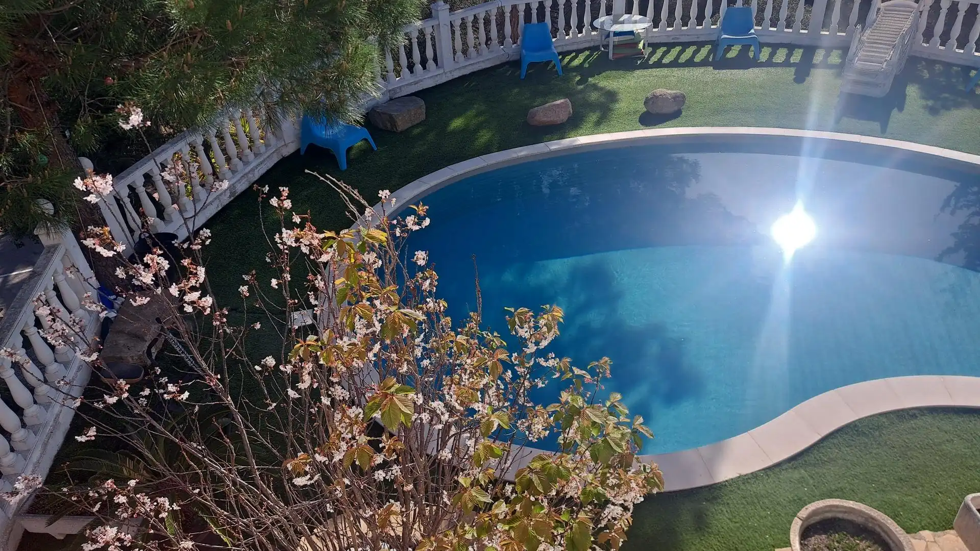 Piscina de Casa o xalet en venda en Lloret de Mar amb Jardí privat, Terrassa i Traster
