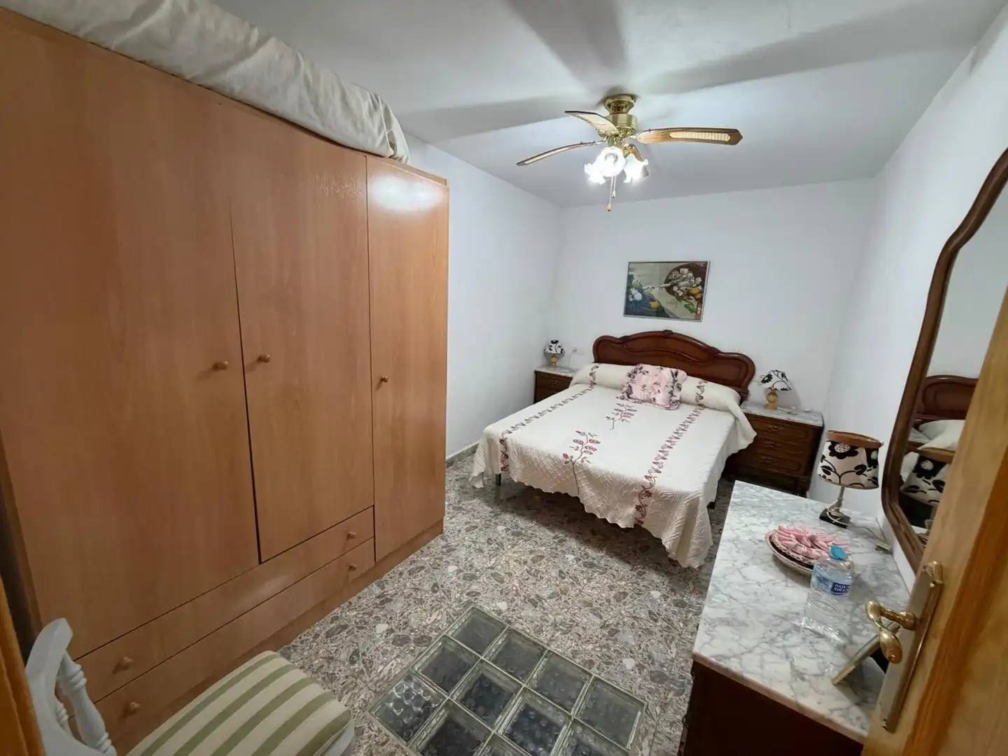 Dormitori de Casa o xalet en venda en Alcuéscar amb Terrassa, Moblat i Balcó