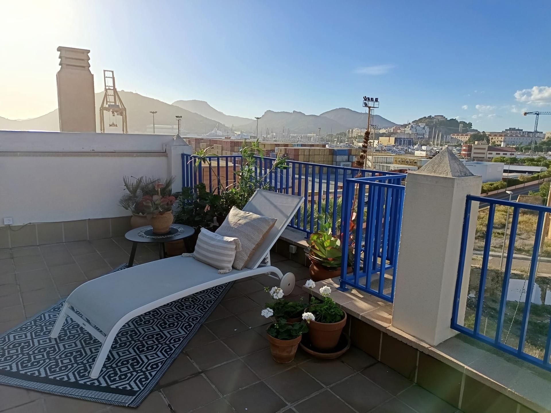 Terrassa de Pis de lloguer en Cartagena amb Terrassa