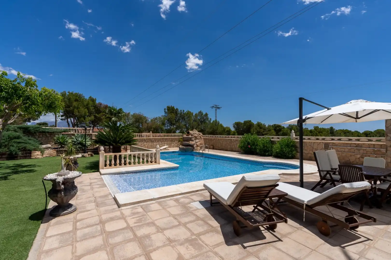 Piscina de Casa o chalet en venta en San Vicente del Raspeig / Sant Vicent del Raspeig con Aire acondicionado, Calefacción y Jardín privado