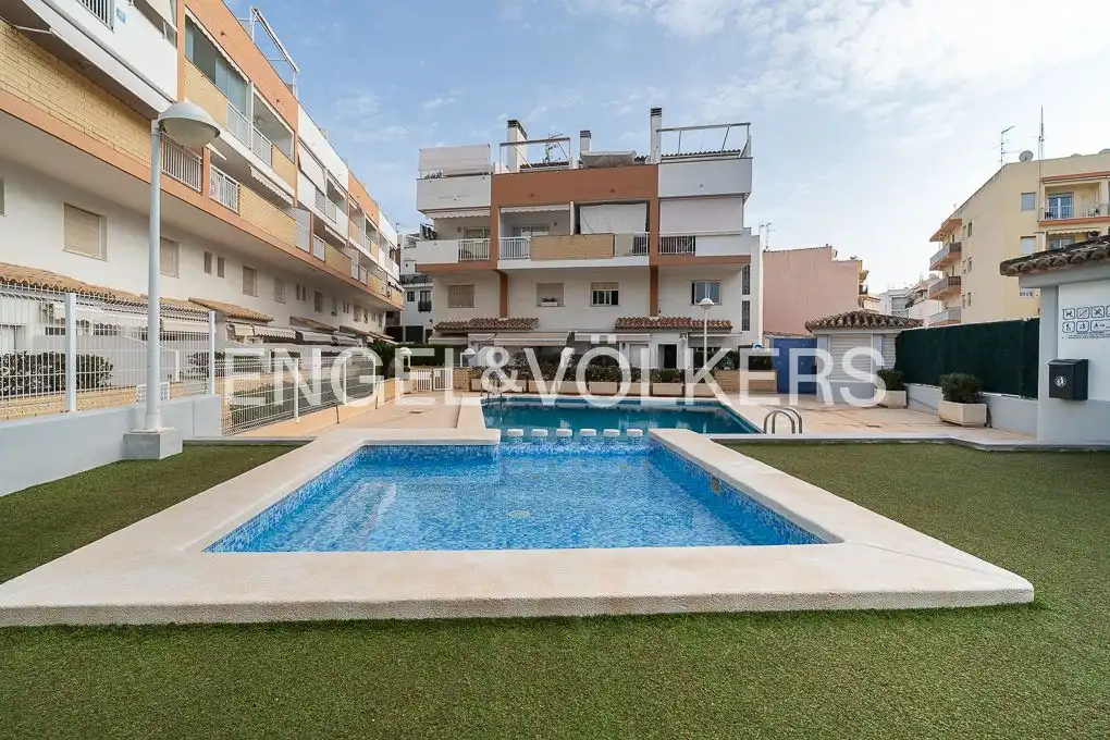 Piscina de Dúplex de lloguer en Jávea / Xàbia amb Aire condicionat, Calefacció i Jardí privat