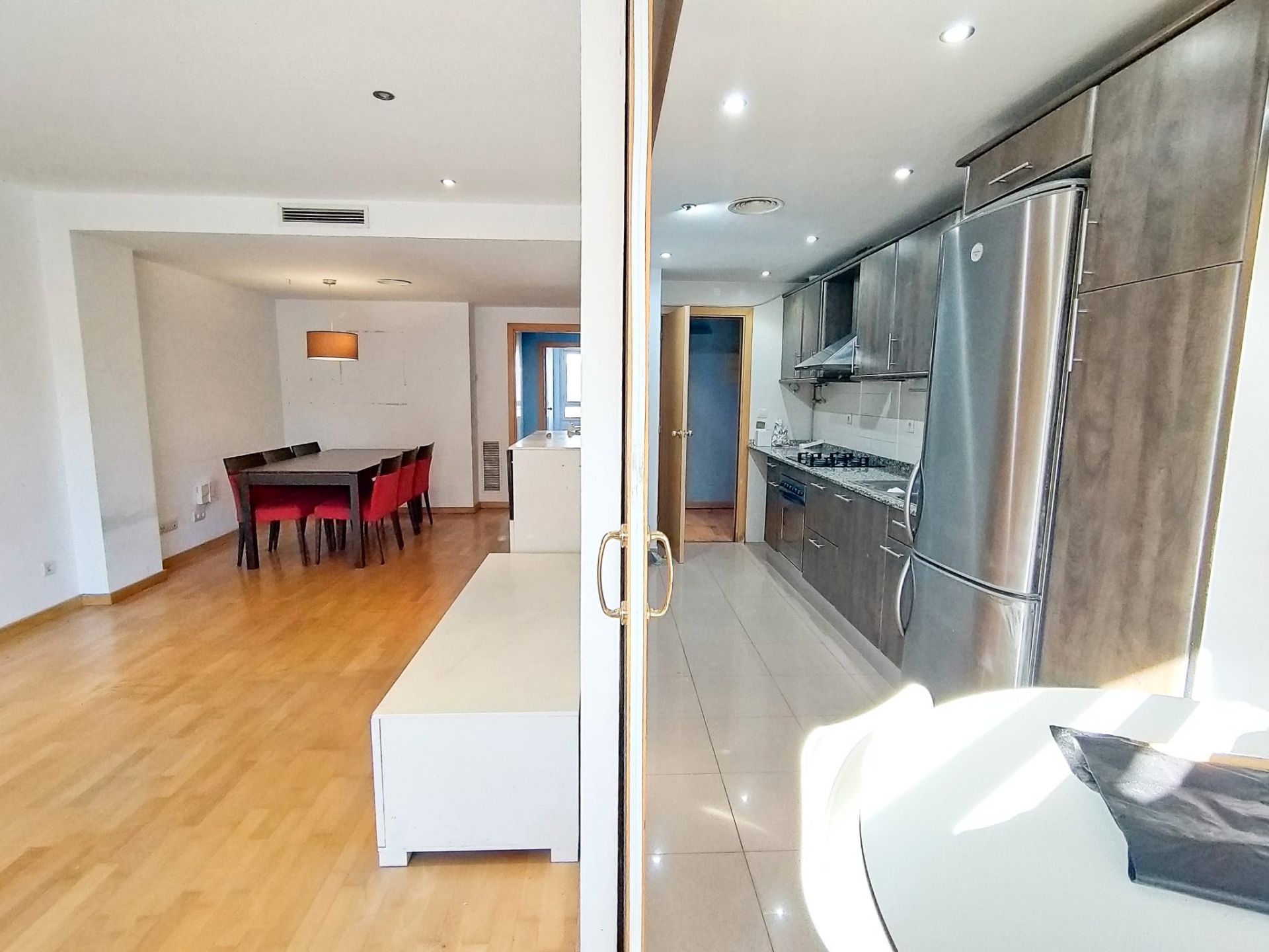 Kitchen of Flat for sale in  Barcelona Capital  with Air Conditioner, Heating and Parquet flooring