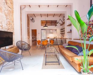 Living room of Apartment to rent in  Barcelona Capital  with Air Conditioner, Heating and Terrace