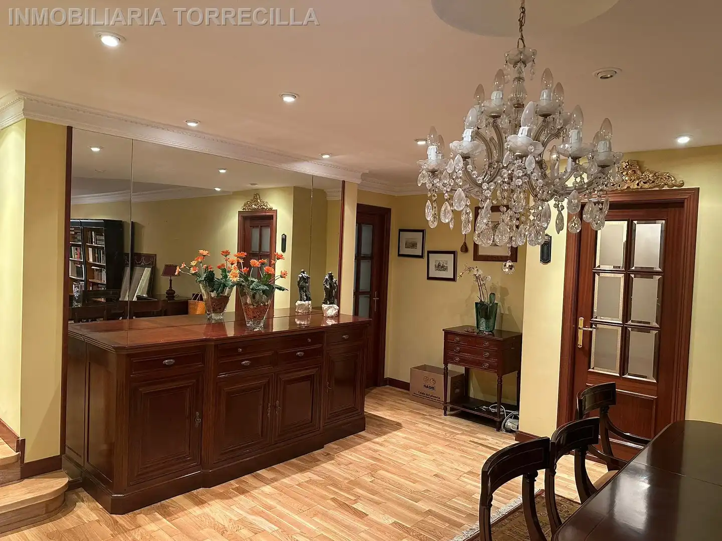 Esszimmer von Wohnung zur Miete in Valladolid mit Parkett, Möbliert und Balkon