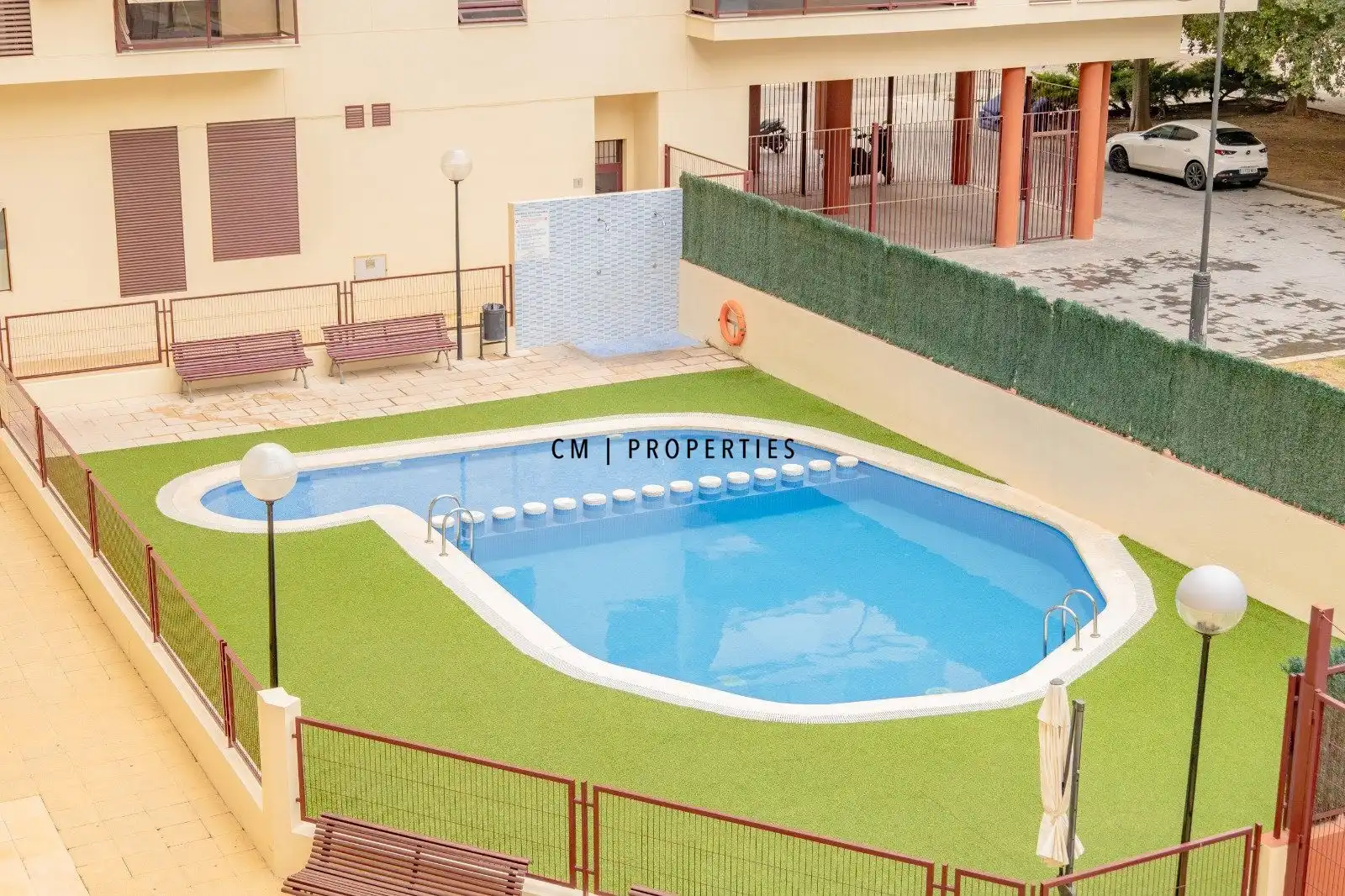 Swimming pool of Flat for rent in Valencia  with Air Conditioner, Heating and Terrace