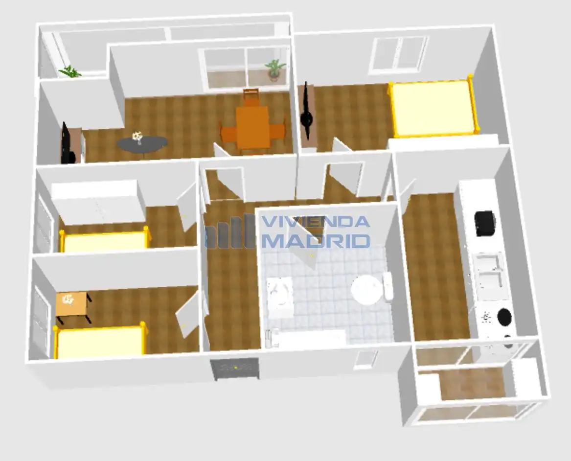 Wohnung zum Verkauf in Madrid mit Terrasse