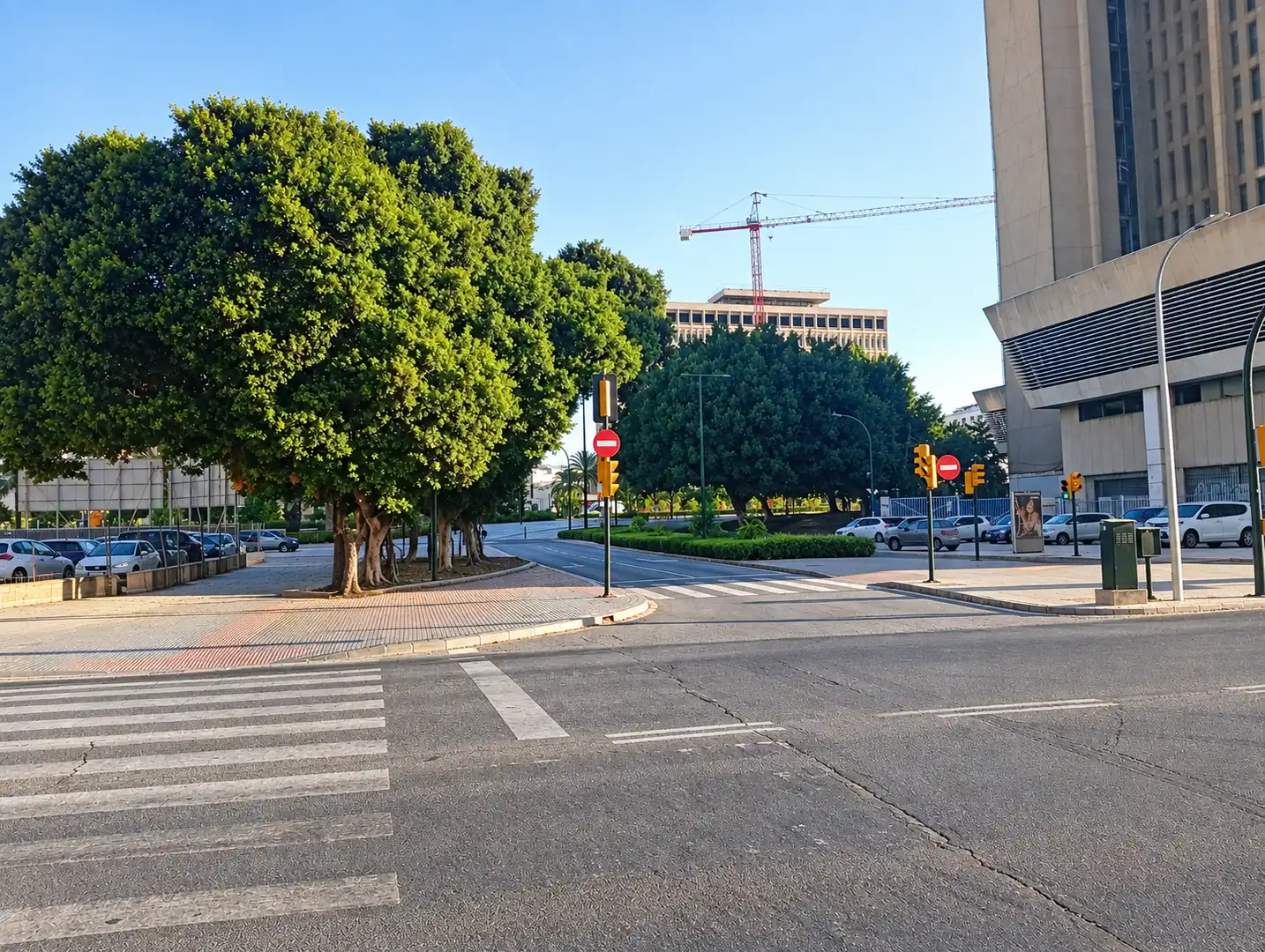 Außenansicht von Wohnung zur Miete in Málaga mit Klimaanlage, Heizung und Möbliert