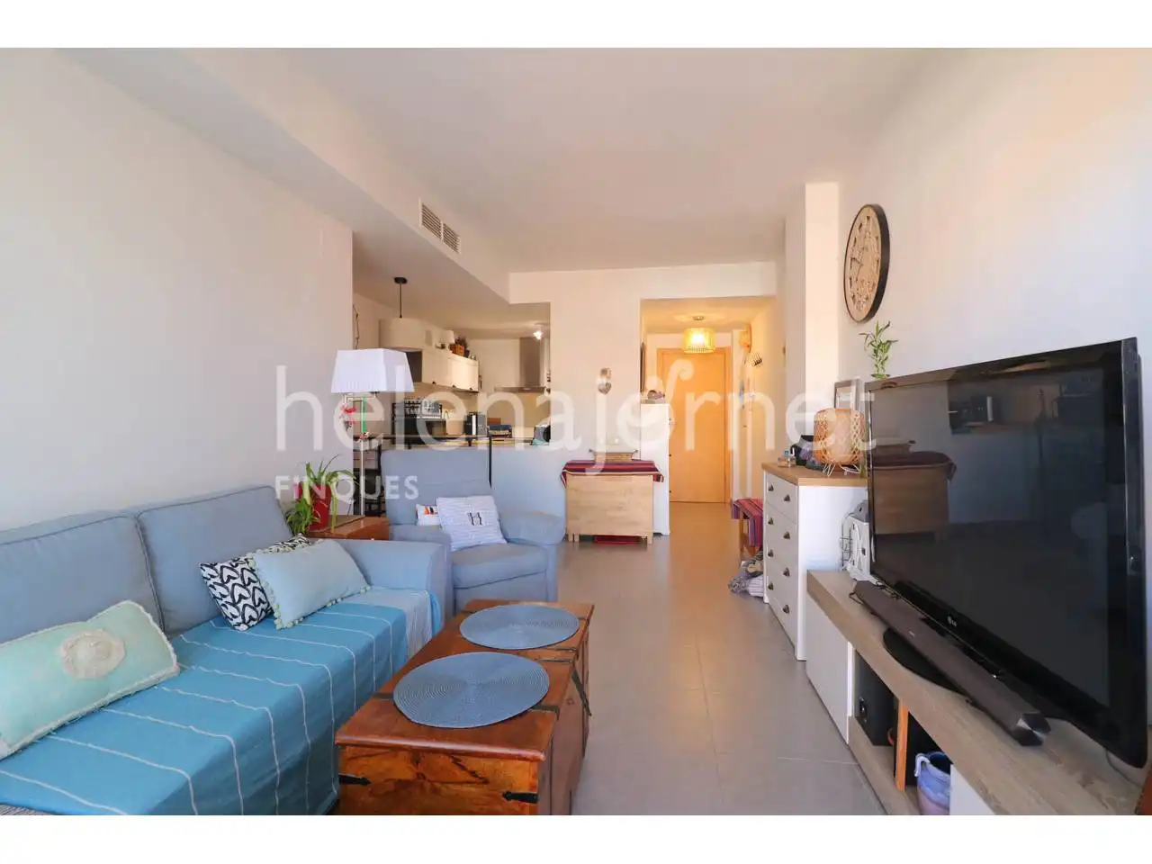 Wohnzimmer von Wohnung zum Verkauf in Sant Feliu de Guíxols mit Klimaanlage, Heizung und Terrasse