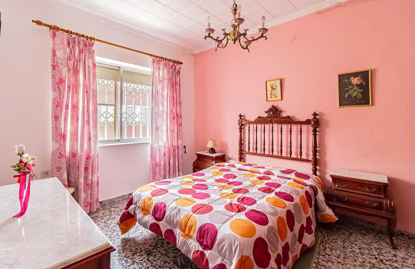 Schlafzimmer von Einfamilien-Reihenhaus zum Verkauf in Cartagena mit Privatgarten, Abstellraum und Balkon
