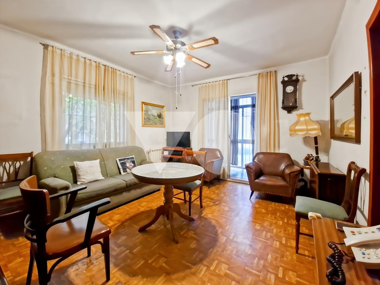 Living room of Planta baja for sale in  Madrid Capital  with Heating and Terrace