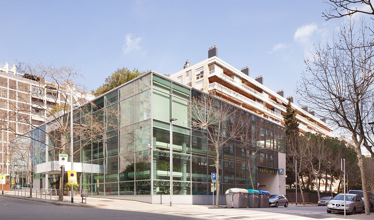 Exterior view of Garage to rent in  Barcelona Capital