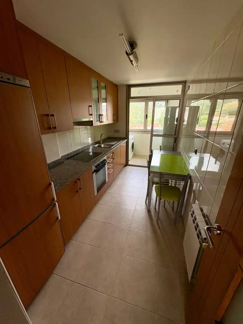 Kitchen of Flat for rent in Culleredo  with Heating, Parquet flooring and Furnished