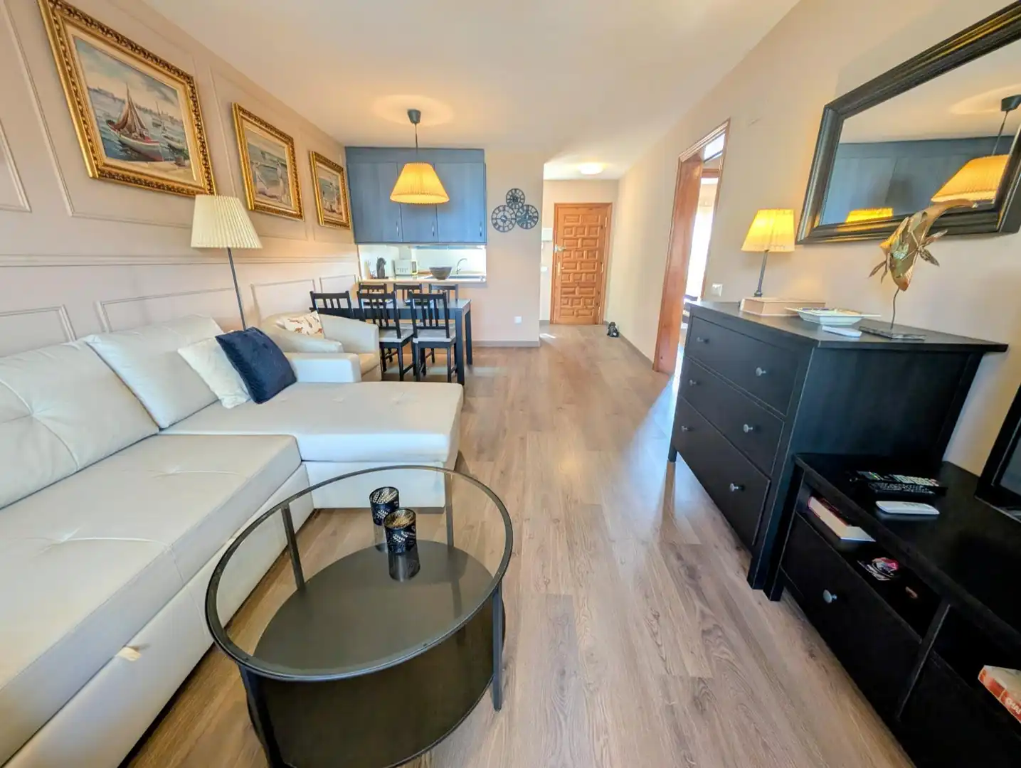 Sala d'estar de Àtic en venda en Alcanar amb Parquet