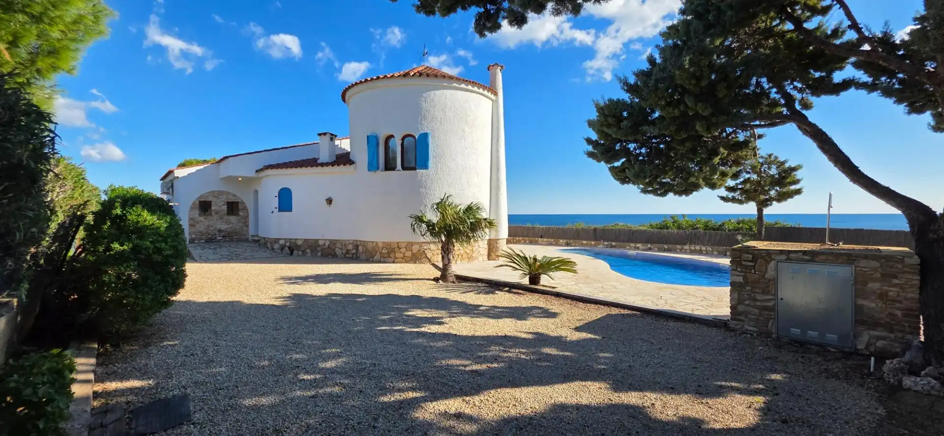 Vista exterior de Casa o chalet en venta en L'Ametlla de Mar  con Aire acondicionado, Jardín privado y Terraza