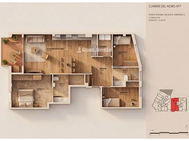 Appartement avec ascenseur à vendre à del Nord