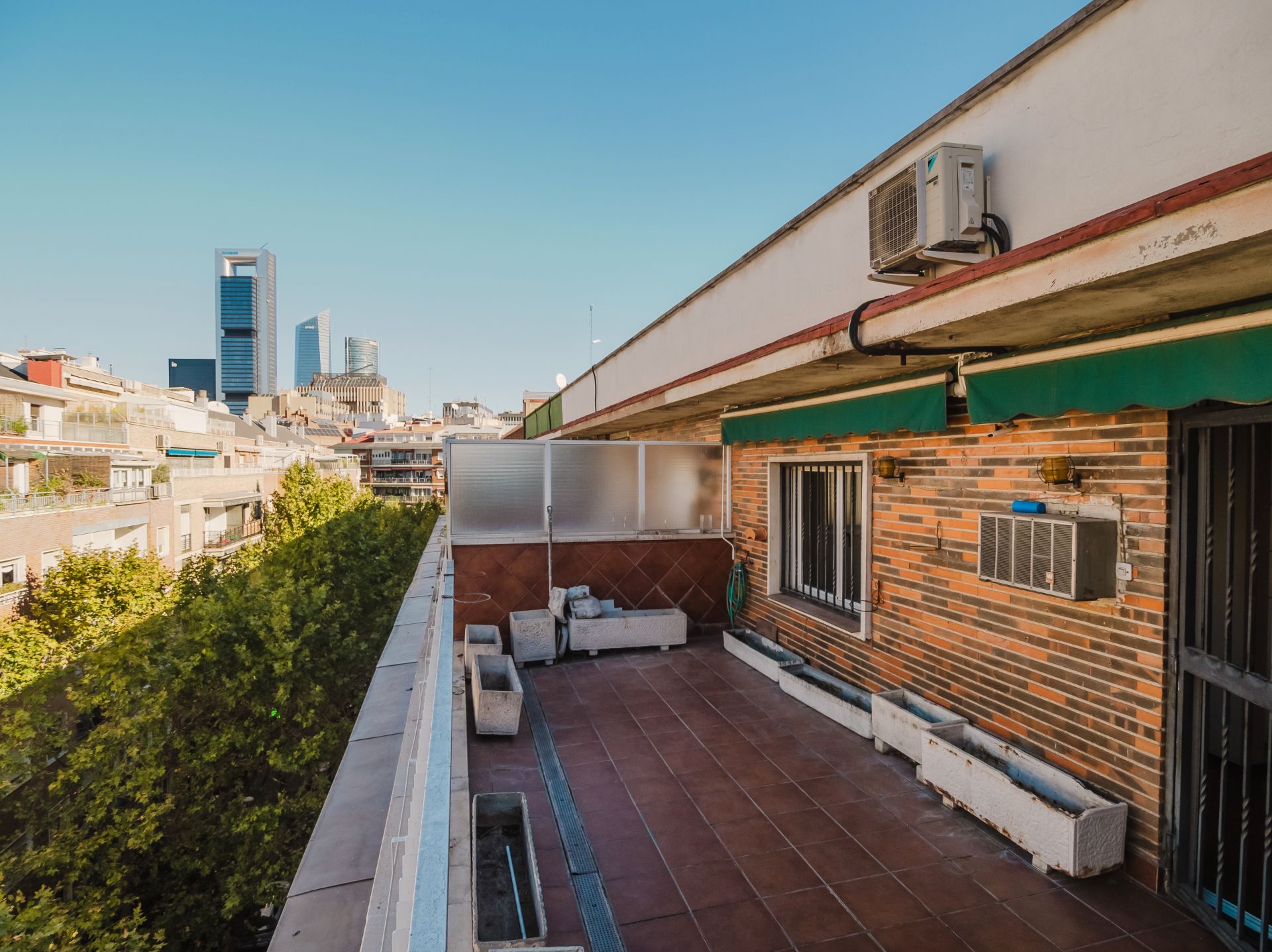Terrace of Attic for sale in  Madrid Capital  with Heating, Terrace and Balcony