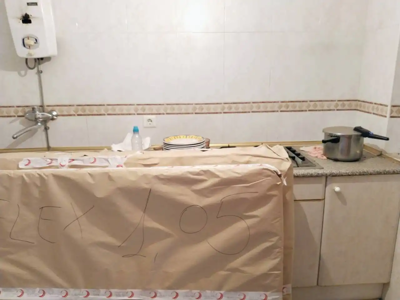 Cocina de Finca rústica en venta en Merindad de Río Ubierna con Calefacción y Parquet
