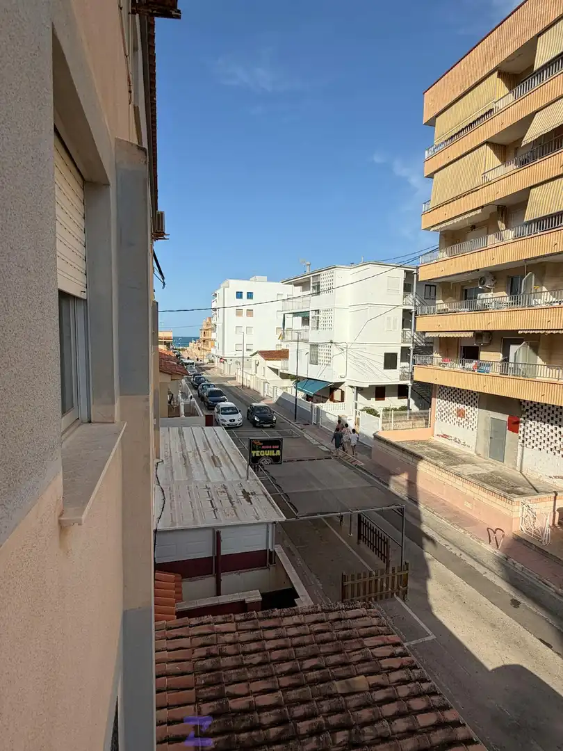 Exterior view of Flat for rent in Piles  with Air Conditioner, Heating and Furnished