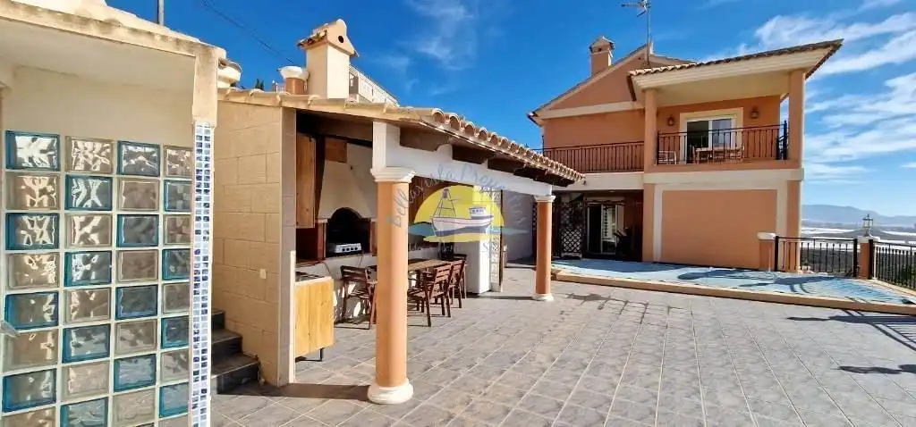 Vista exterior de Casa o chalet en venta en Mazarrón con Aire acondicionado, Jardín privado y Terraza