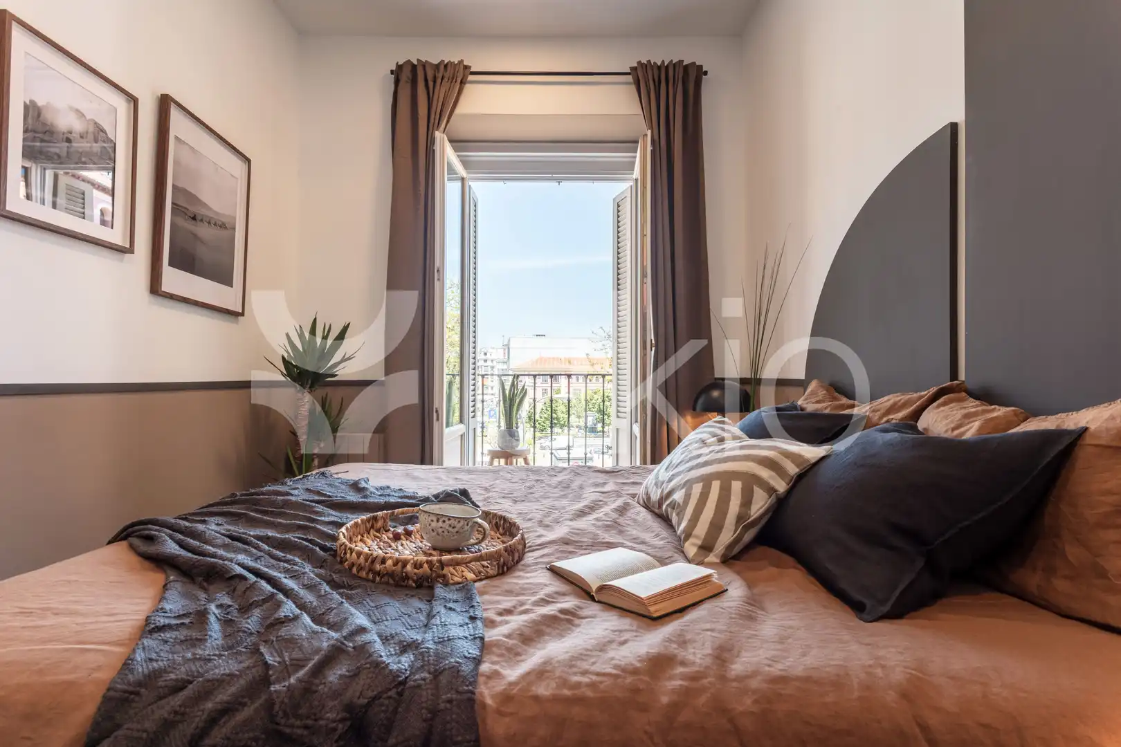 Habitación de Apartamento de alquiler en Madrid con Aire acondicionado, Amueblado y Horno
