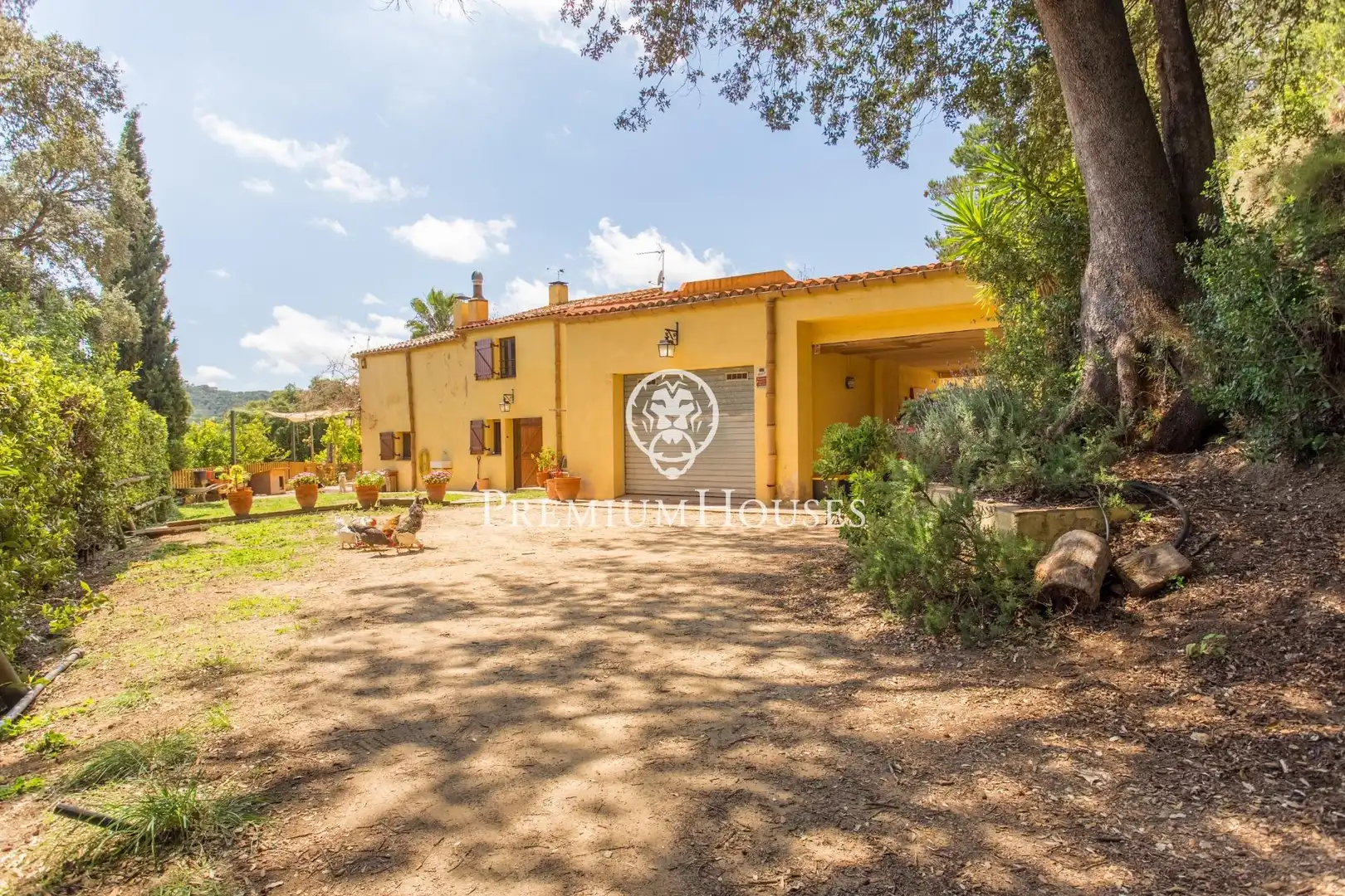 Vista exterior de Finca rústica en venta en Sant Iscle de Vallalta con Calefacción, Jardín privado y Terraza