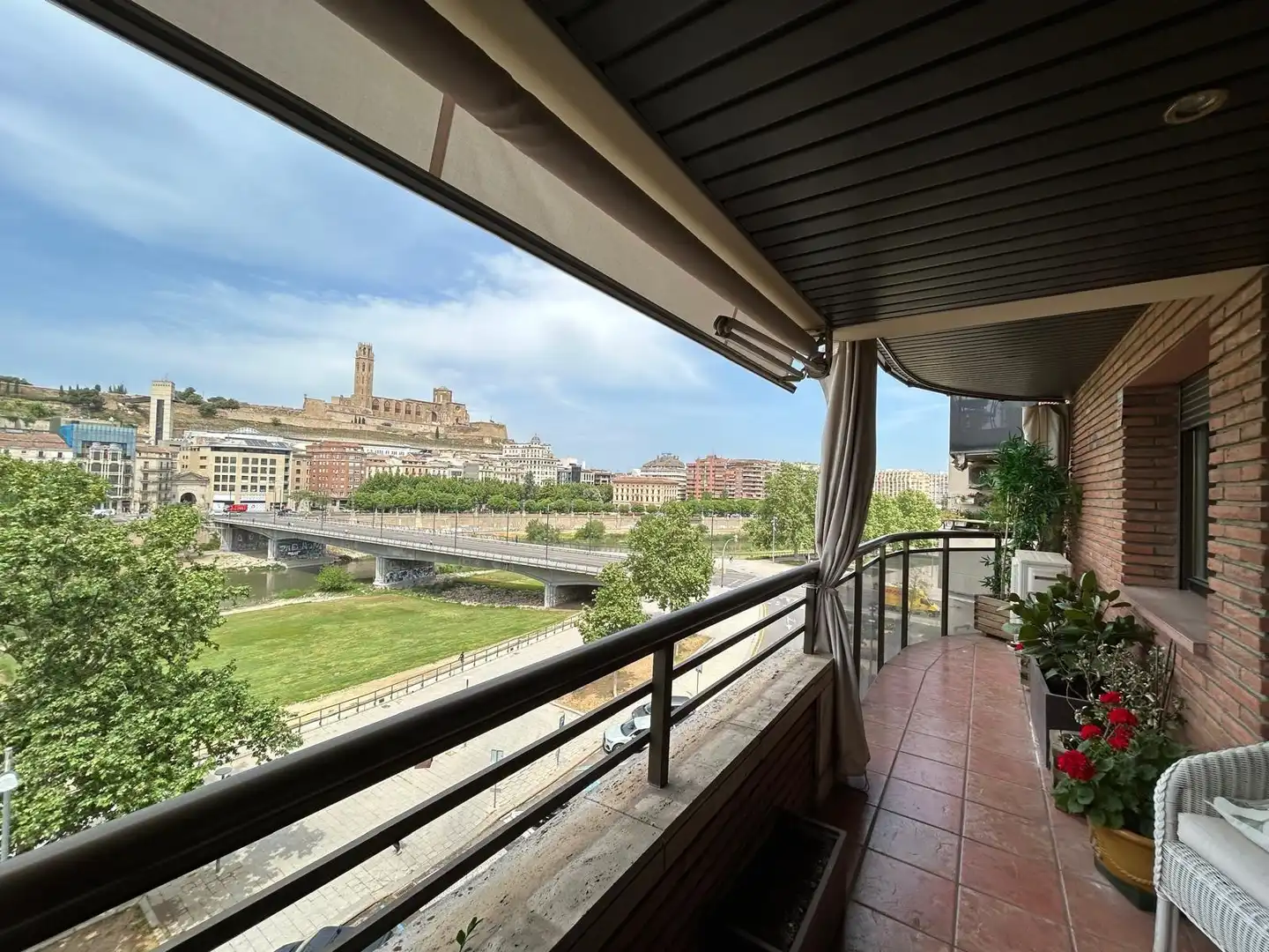 Terrace of Flat for rent in  Lleida Capital  with Parquet flooring