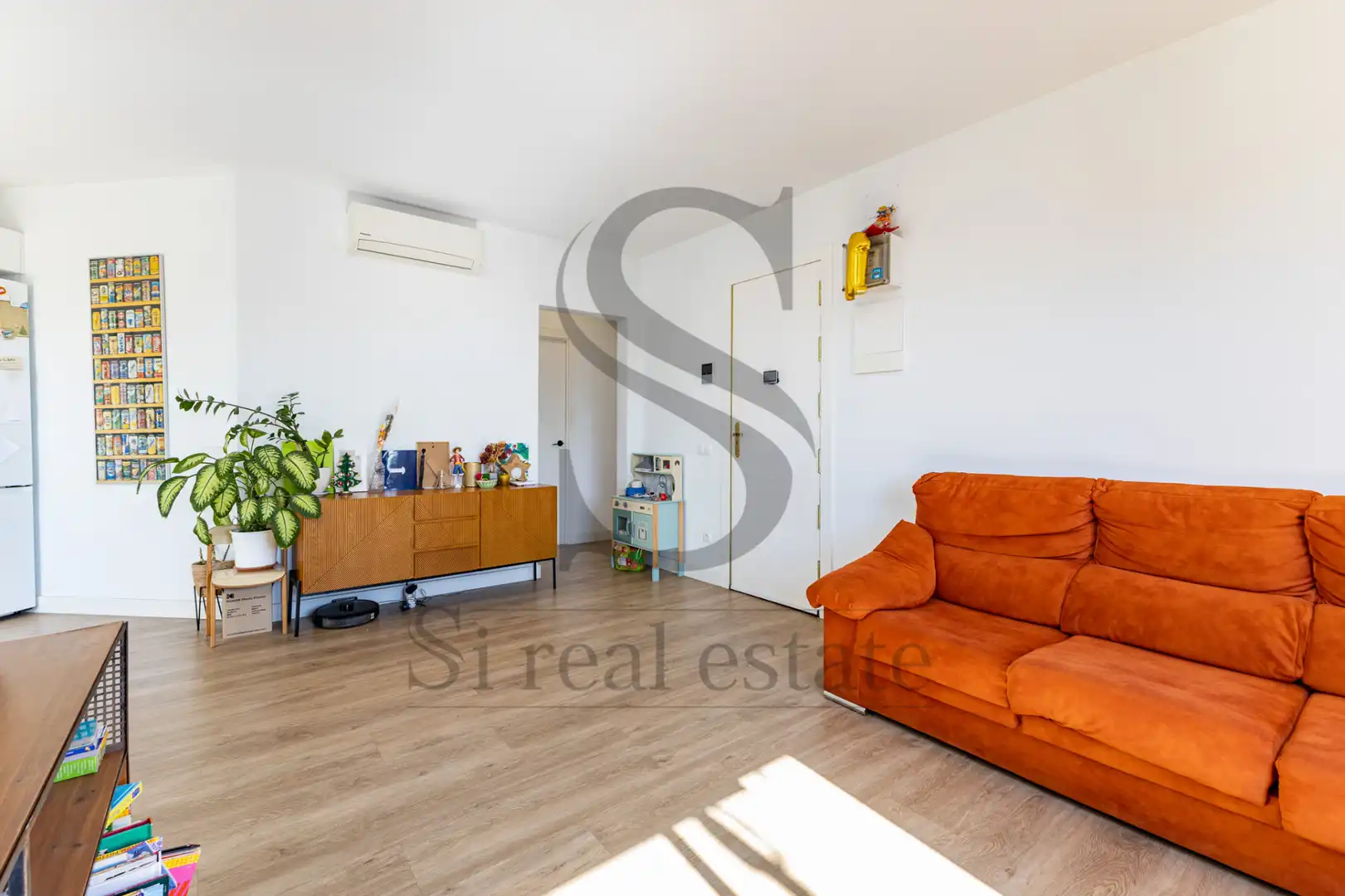 Living room of Attic for sale in Barcelona  with Air Conditioner, Heating and Parquet flooring