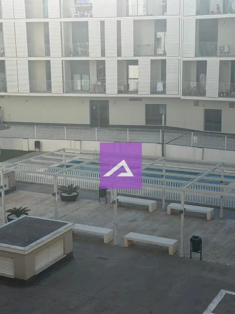Swimming pool of Flat for sale in Torrent  with Air Conditioner, Balcony and Community pool