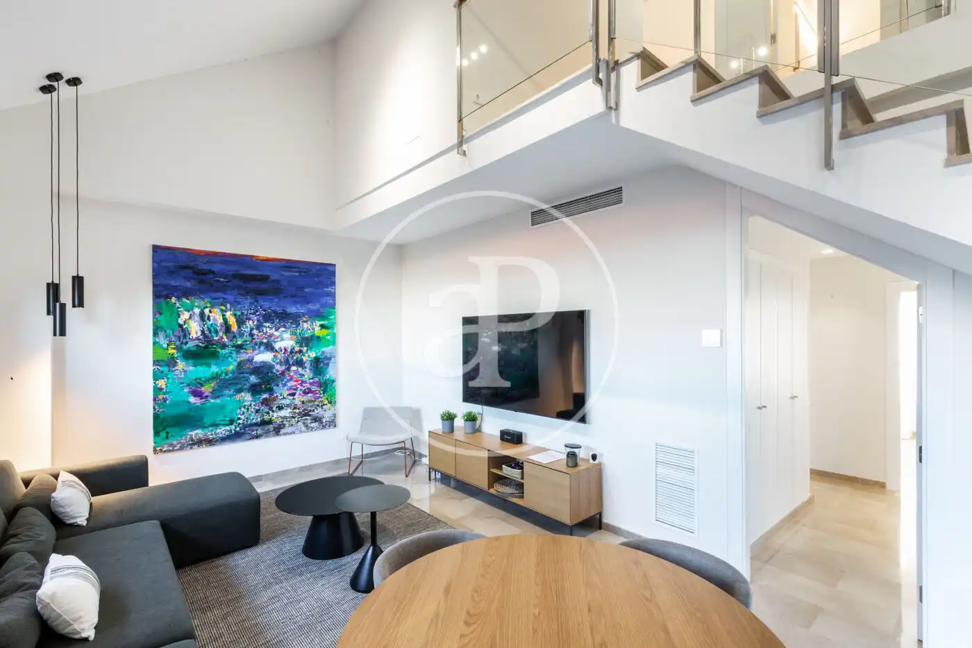 Sala de estar de Ático en venta en Valencia con Aire acondicionado, Calefacción y Terraza