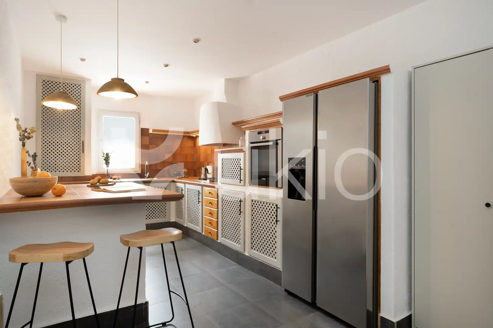Kitchen of Apartments for rent in Madrid  with Air Conditioner, Heating and Terrace
